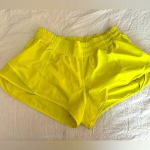 Hotty Hot Shorts 2.5 inch Neon Yellow